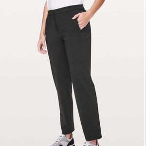 lululemon athletica Black Straight-Leg Trousers